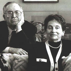 Reva and David Logan, family portrait